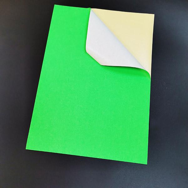 荧光绿不干胶材料